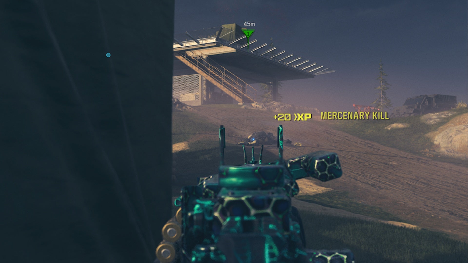 MW3 ゾンビがダウンした傭兵のキル画面 レガシーの要塞