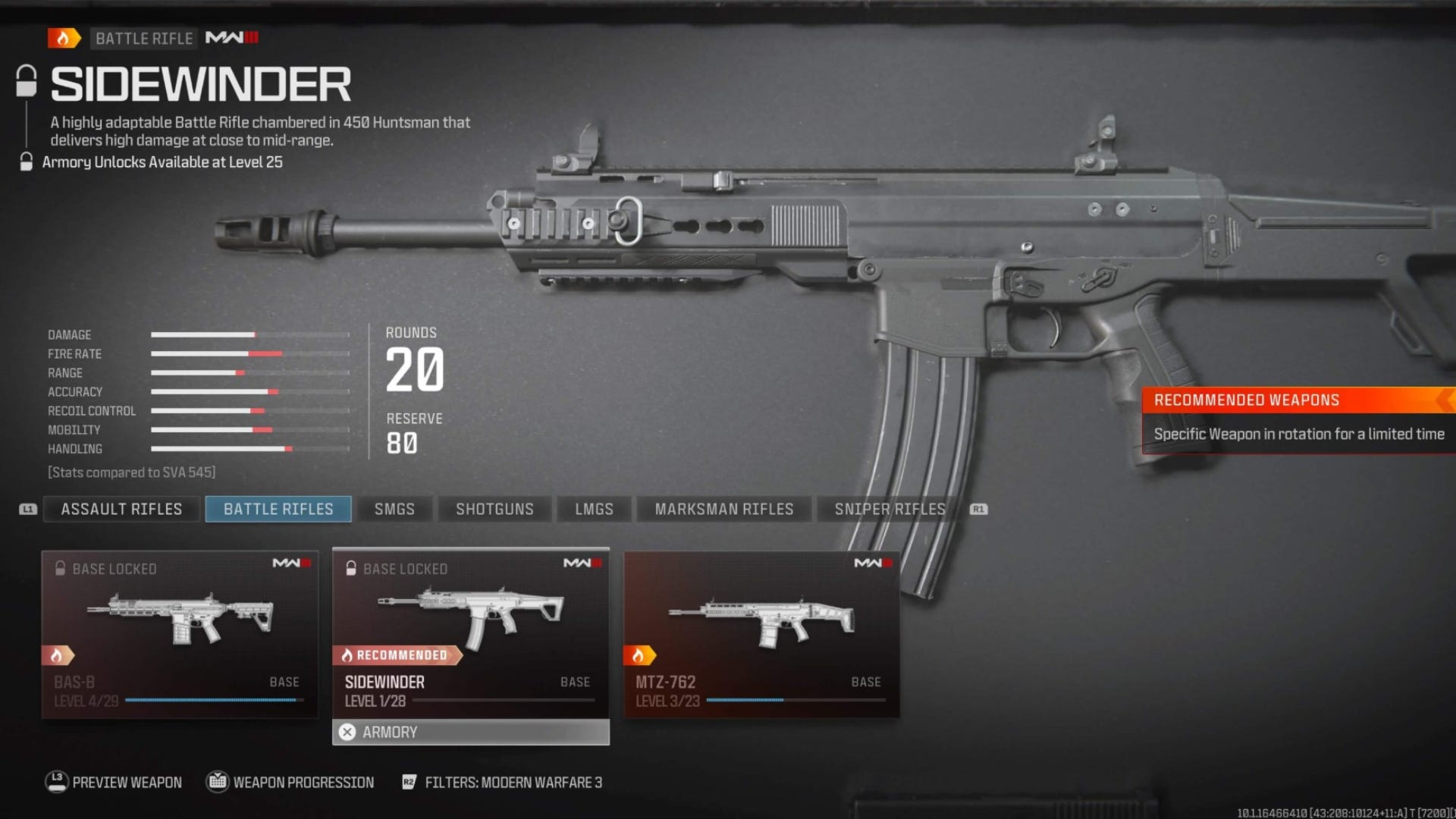 Best Sidewinder loadout and class build for Warzone and MW3