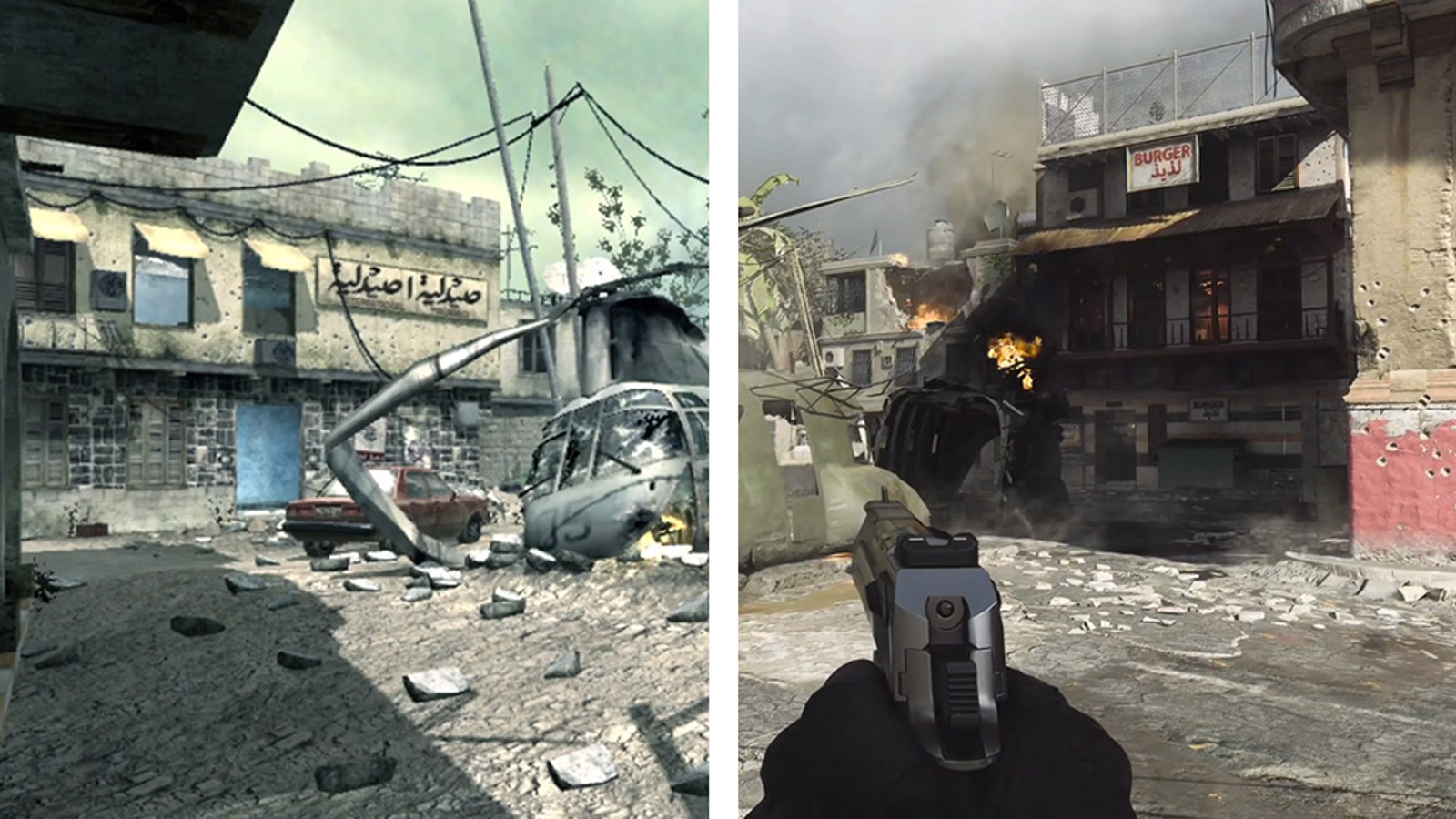 Crash Map Comparison - Modern Warfare vs COD4 (2019/2007) 