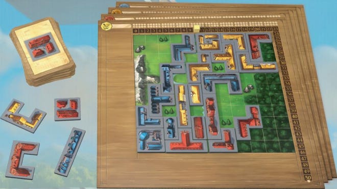 My City board game layout