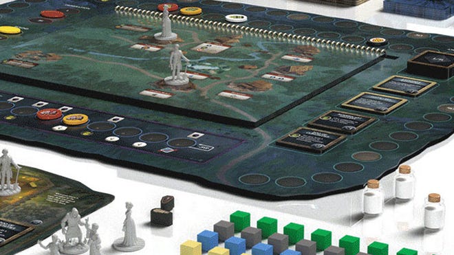 My Father's Work board game layout