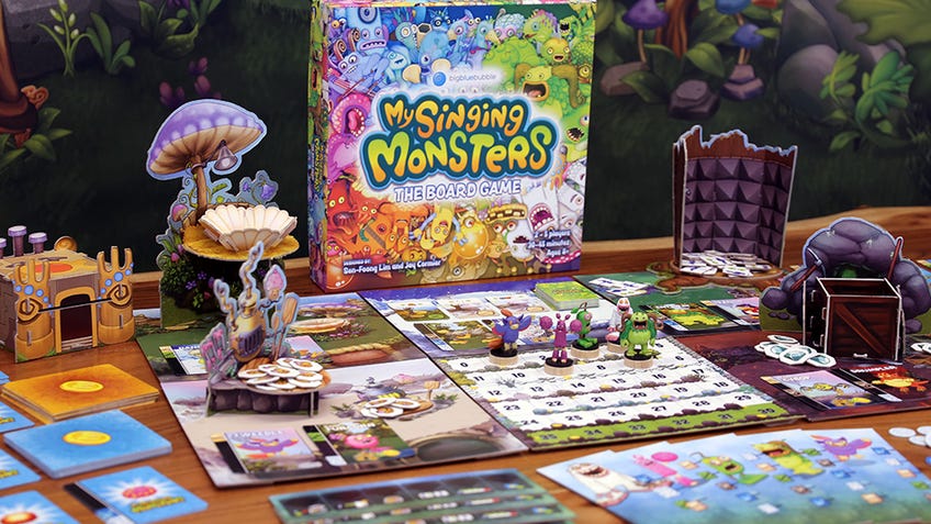 My Singing Monsters: The Board Game layout