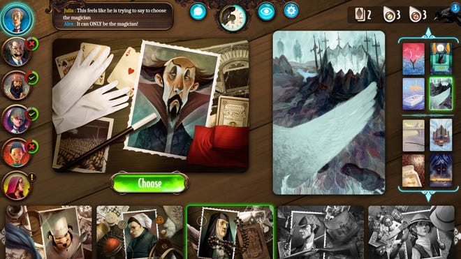 Mysterium digital board game screenshot