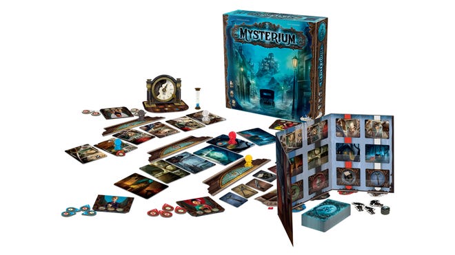 Mysterium horror board game gameplay layout