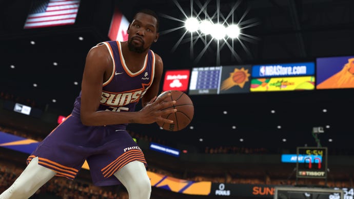 Kevin Durant in NBA 2K24.
