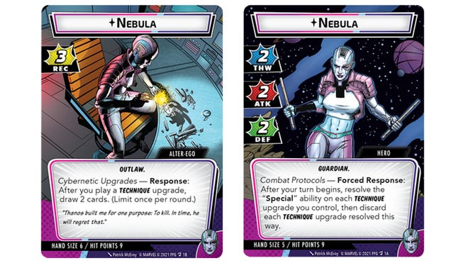 Nebula Hero Deck Marvel Champions 2
