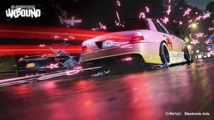 Need for Speed Unbound's colorful driving effects can be turned on or off