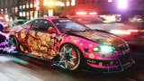 Screen z gry Need for Speed Unbound, prezentujący auto po zaawansowanym tuningu