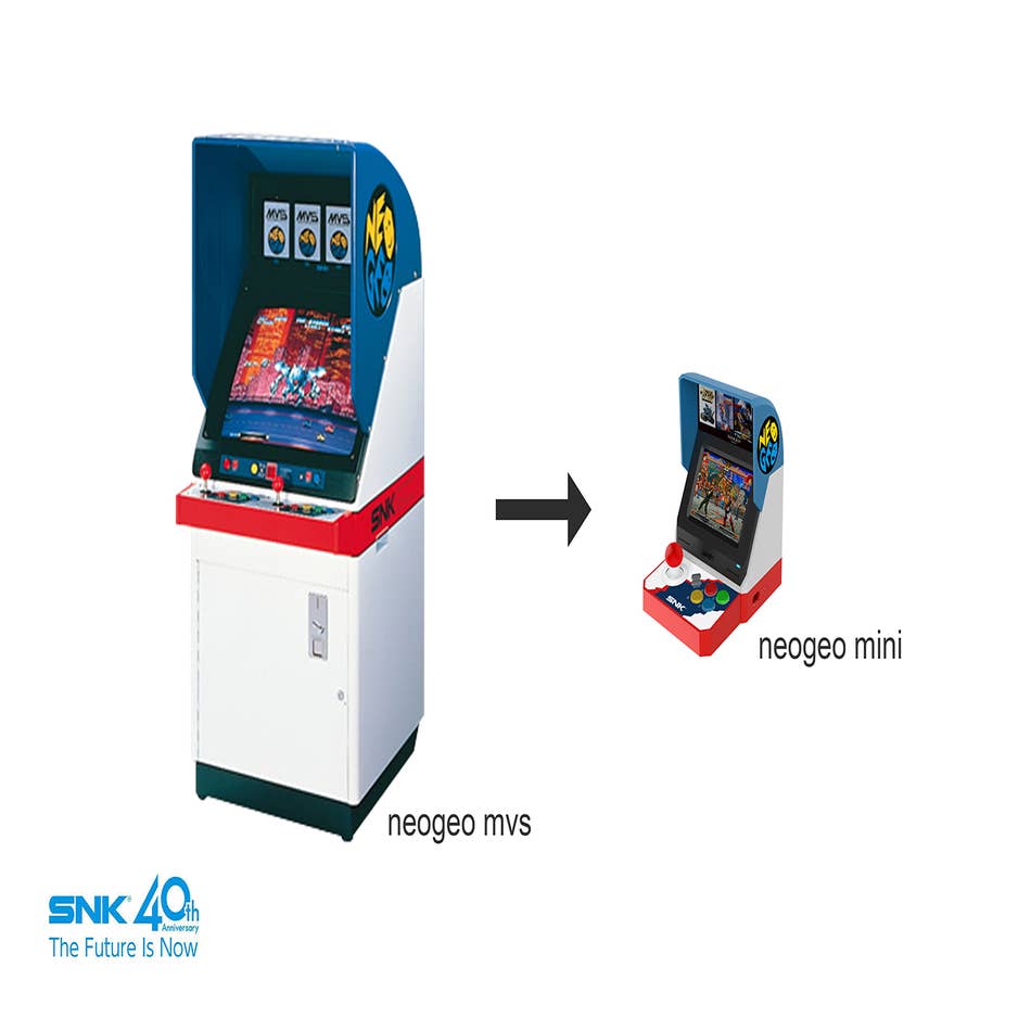 Mini Console Snk Neo Geo Asia Version