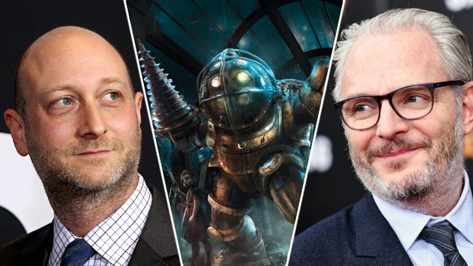 Custom header showing Francis Lawrence, Michael Green, and a Big Daddy from Bioshock