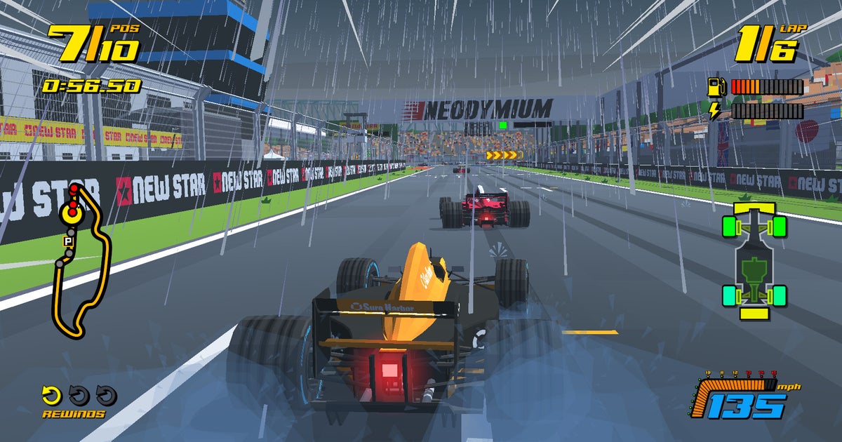 Novo Star GP parece um retrocesso em 3D para os jogos de F1 dos anos 90