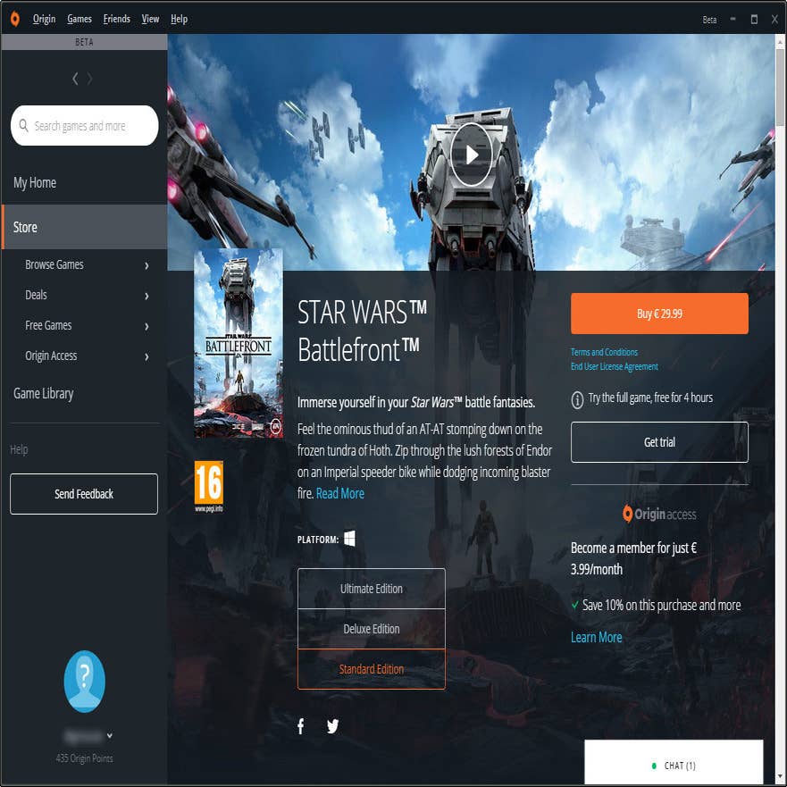 Your EA Origin client is about to look a whole lot better