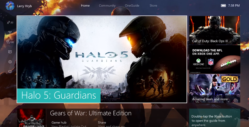 Take A Look At Redesigned Home And Guide Of The Upcoming Xbox One ...