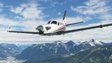 Immagine di Microsoft Flight Simulator ha un pilota che è volato fino allo spazio