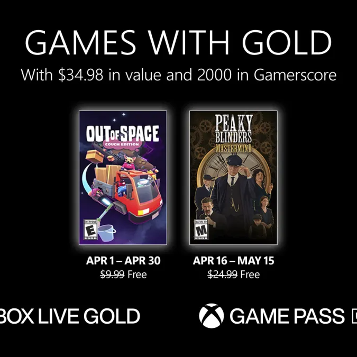 Mercado matraz famélico Anunciados los juegos de Xbox Live Gold de abril | Eurogamer.es