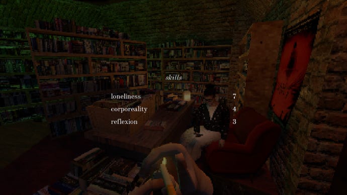 Exploring the night in a Neyasnoe screenshot.