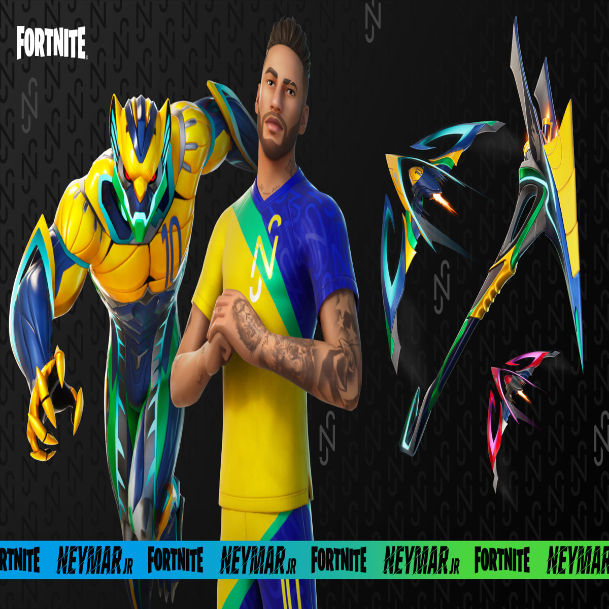 Epic Games lança skins de Neymar no Fortnite