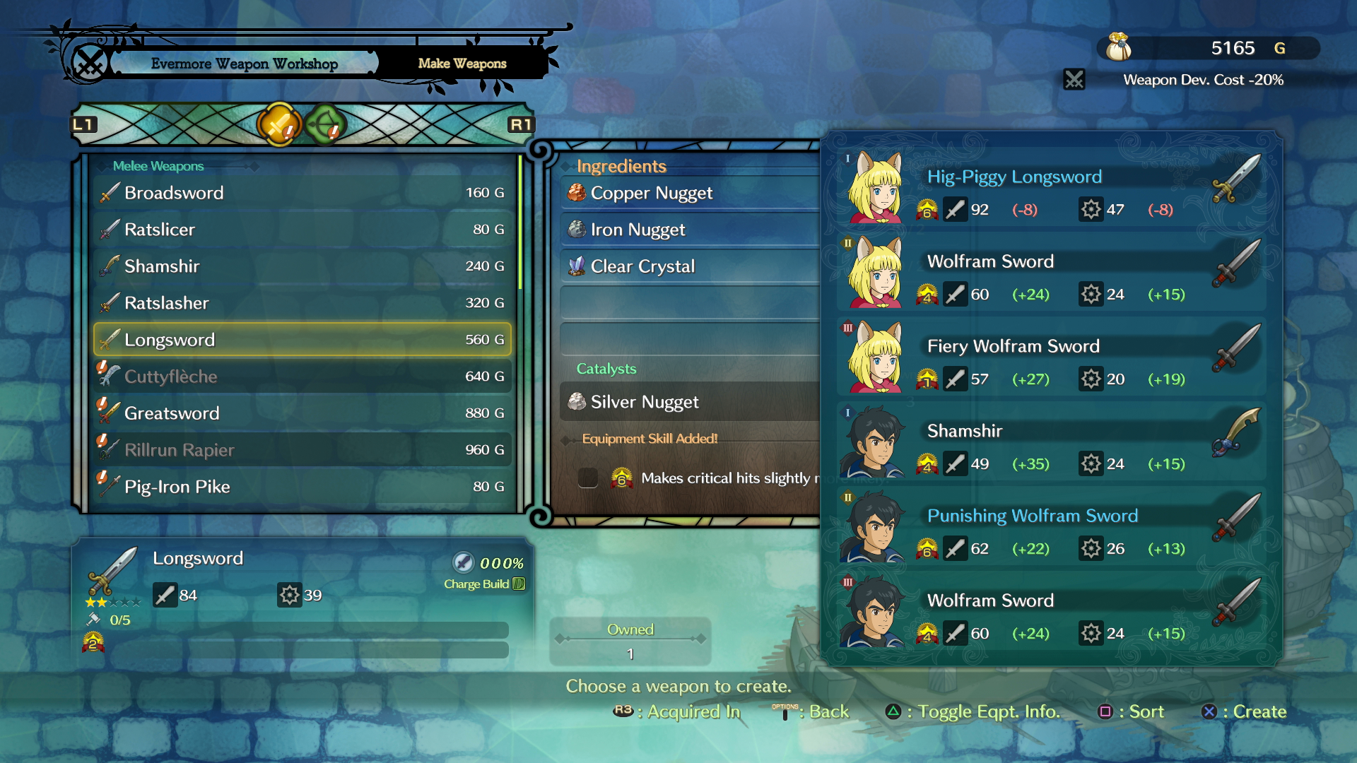 Ni no Kuni 2 Crafting Guide How to Craft Weapons and Armor, How to