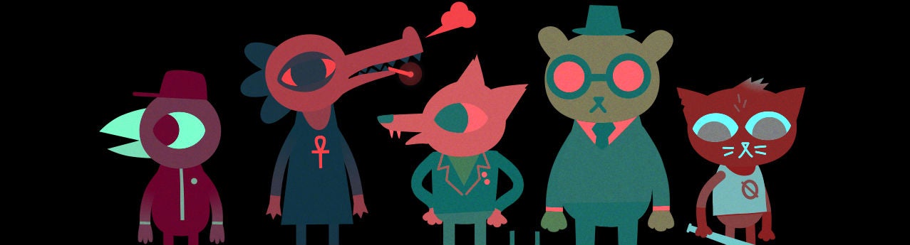 Night in the woods  in the car HD wallpaper download