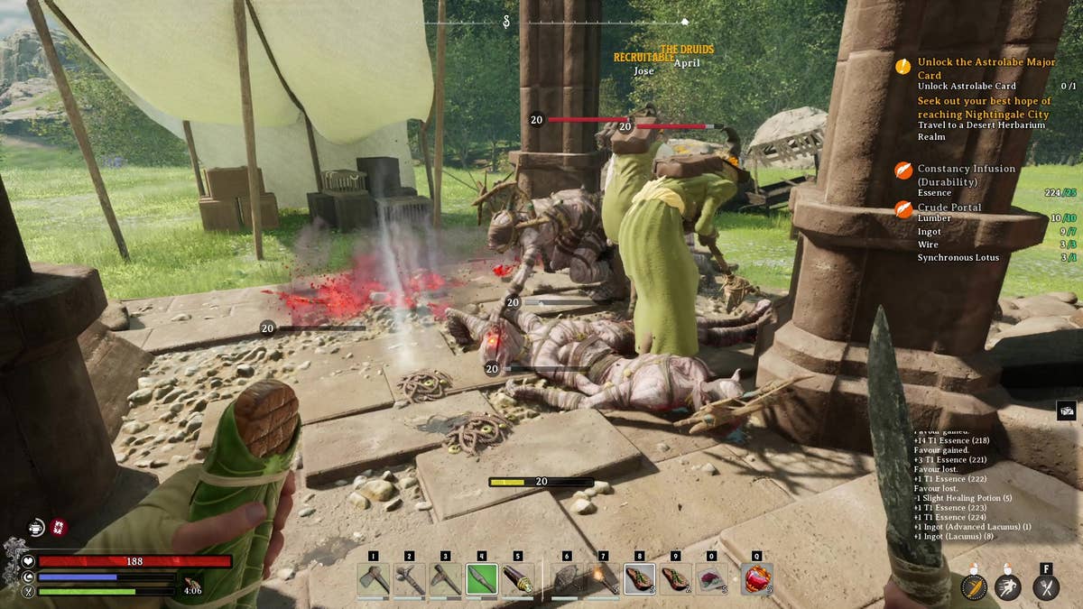 Nightingale (PC early access) Game Review - Challenges and Puzzles in Nightingale