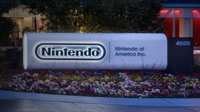 Nintendo sign at Nintendo of America headquarters in Redmond