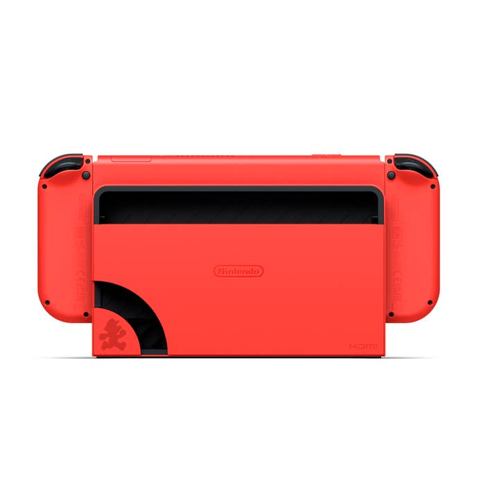 Nintendo Switch OLED Mario Red-Modell