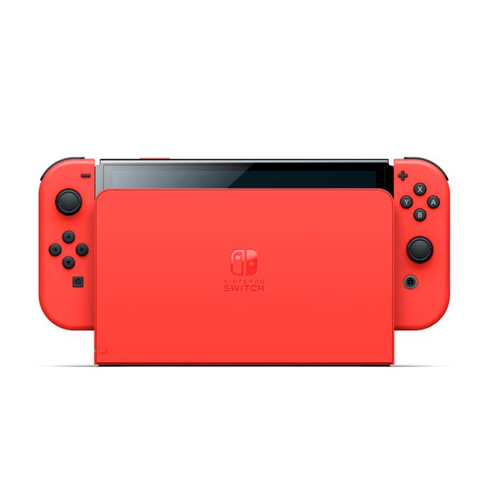 Nintendo Switch OLED Mario Red-Modell