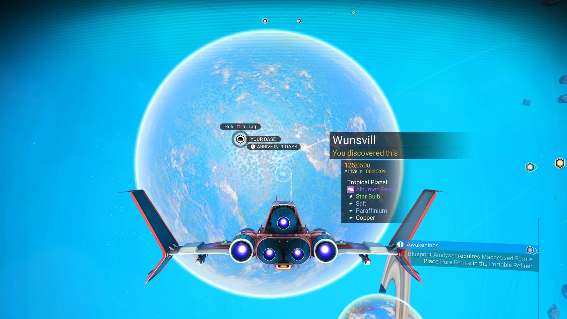 No Man's Sky NEXT Where to find Chromatic Metal, Pure Ferrite, Sodium