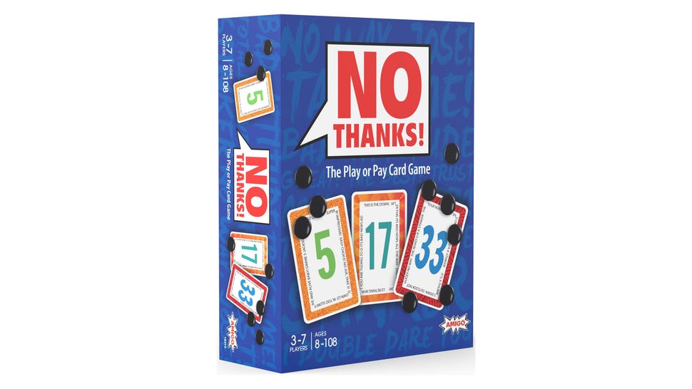 No Thanks! beginner board game box