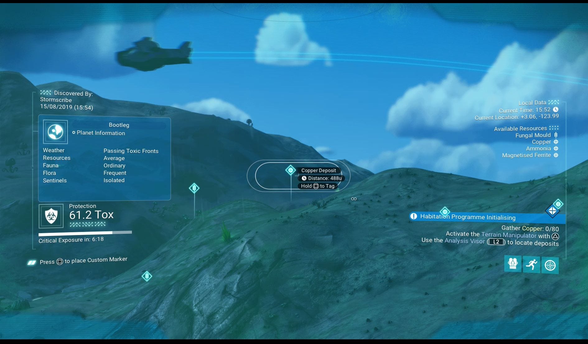 No Man's Sky Bases How to build a Base Computer, Construction Research