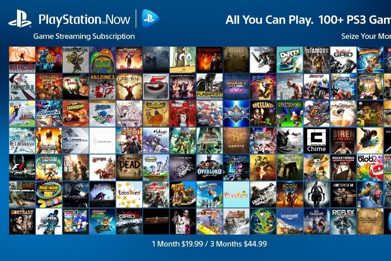 Playstation now 1 store month