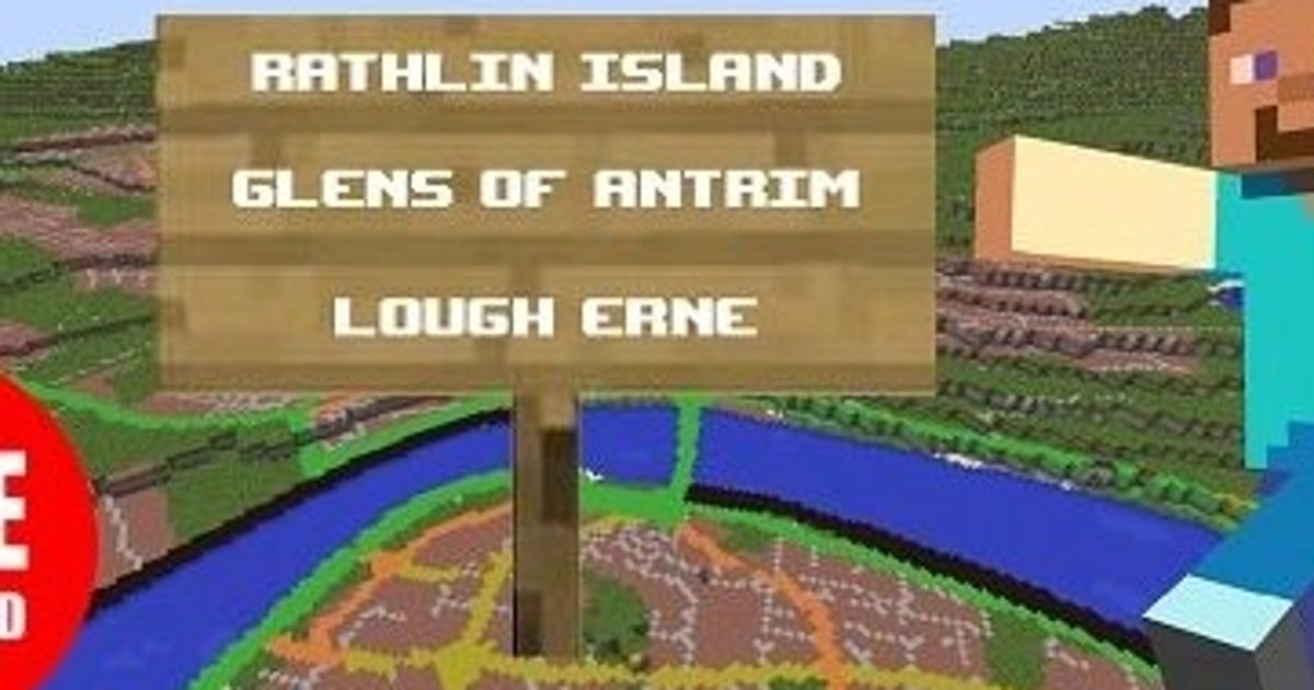 Minecraft Rural Ireland Northern Ireland's government recreates its country in Minecraft ...