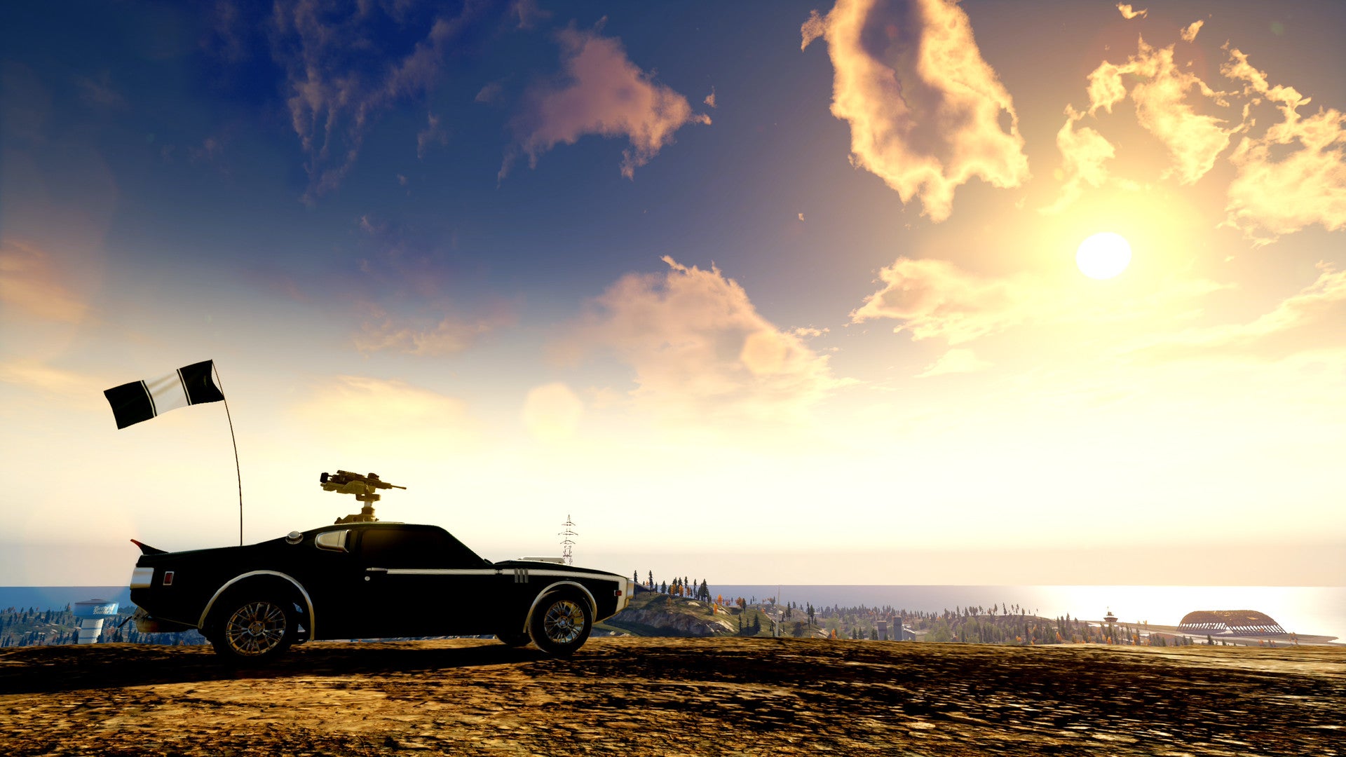 Image for Notmycar is battle royale but with gun-toting cars and a tiresome attitude