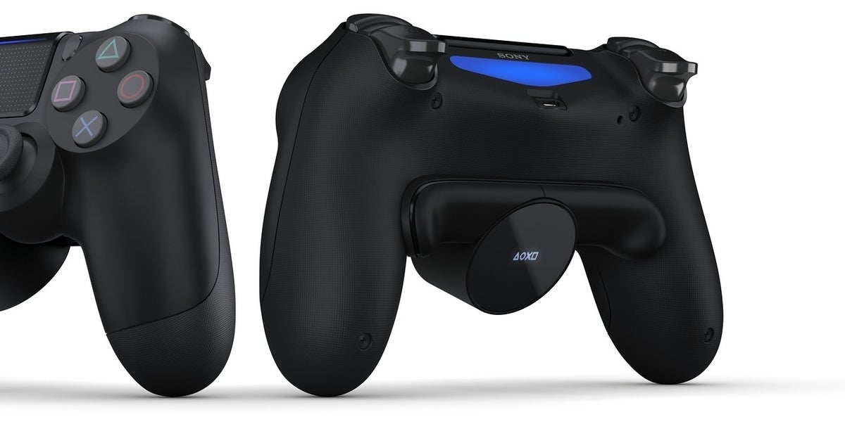Official PS4 DualShock controller attachment adds two programmable back ...