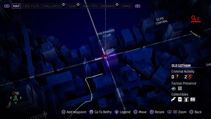 1st Old Gotham Batarang location