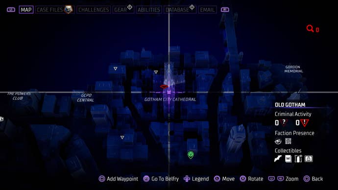 2nd Old Gotham Batarang location