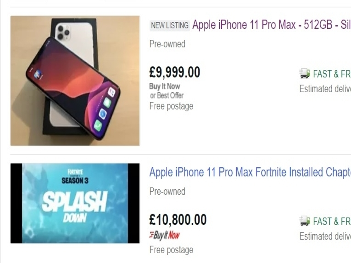 iPhones com Fortnite instalado estão sendo vendidos a preço de