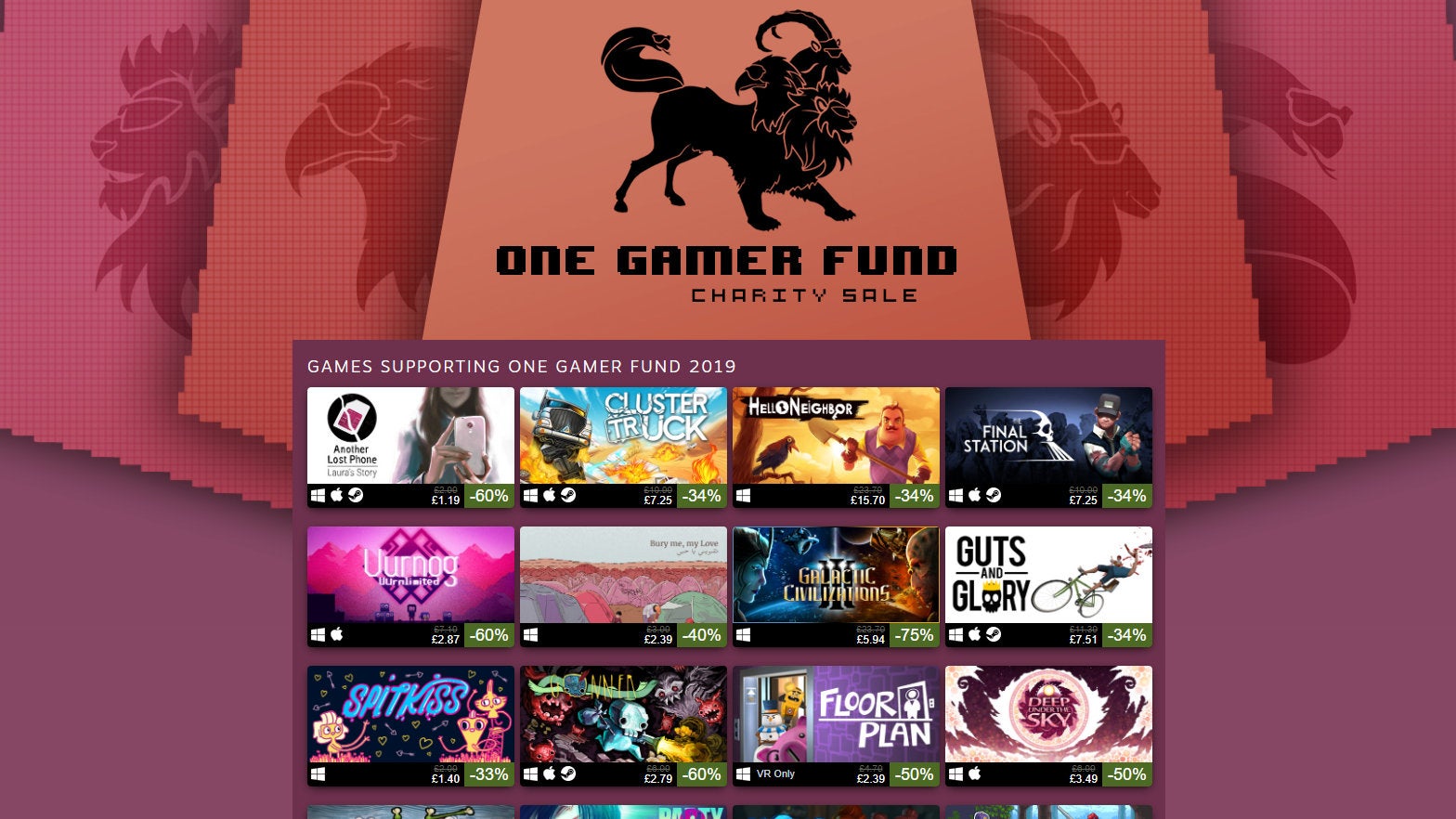 Image for Gang Beasts, Gonner and more going cheap in a Steam charity sale