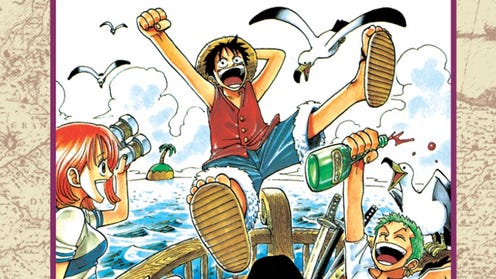 Cropped cover of a volume of One Piece