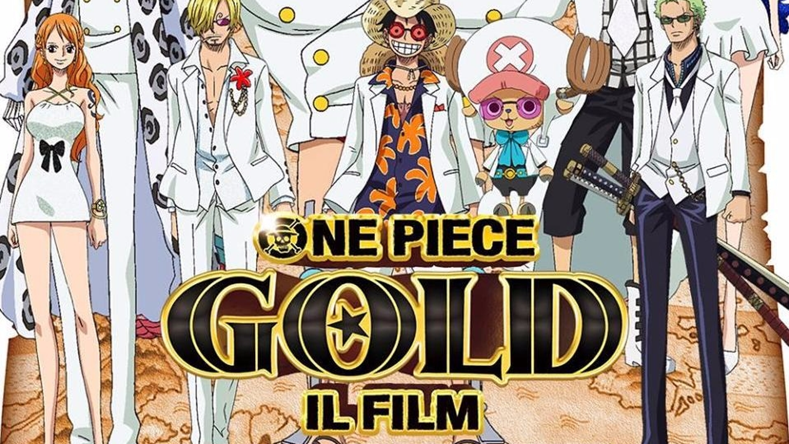 One Piece Gold - il film, vediamo la clip La Ciurma di Cappello di Paglia  approda a Gran Tesoro
