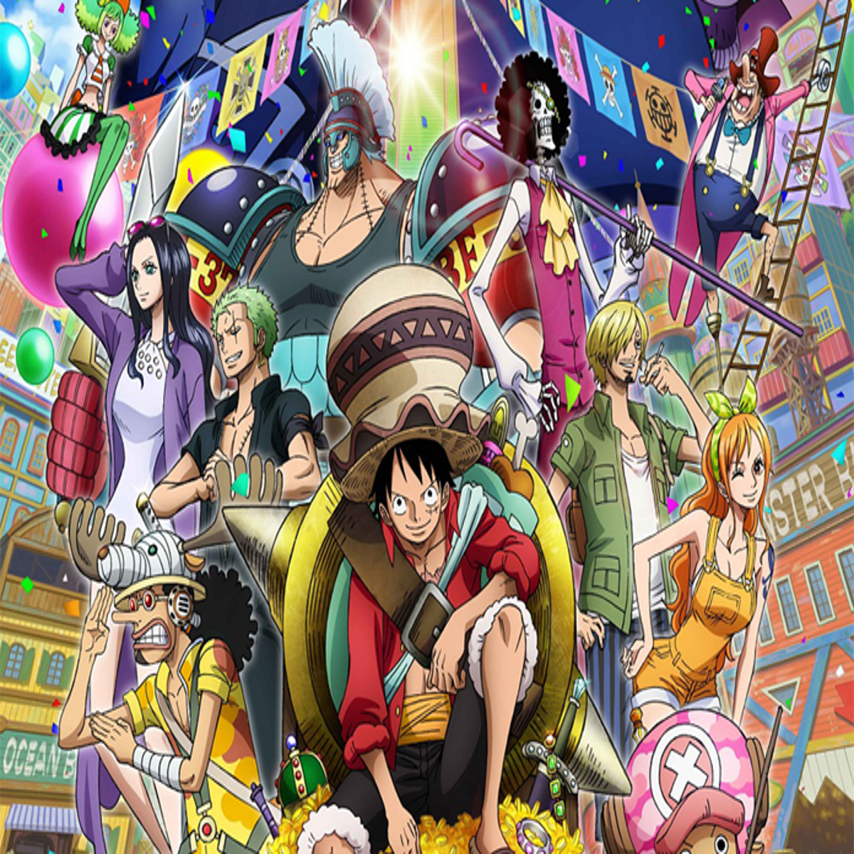 One Piece - filme - STAMPEDE - dublado - pt 04 #onepiece #animes #anim