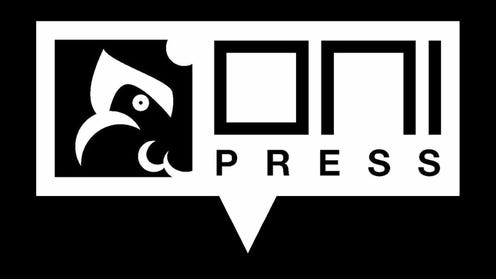 Oni Press logo, reversed