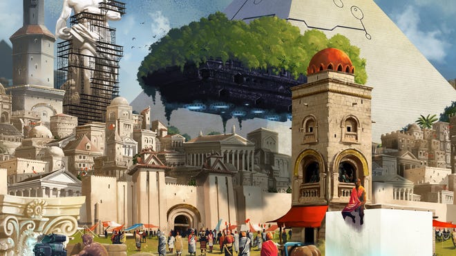 Origins: First Builders board game artwork