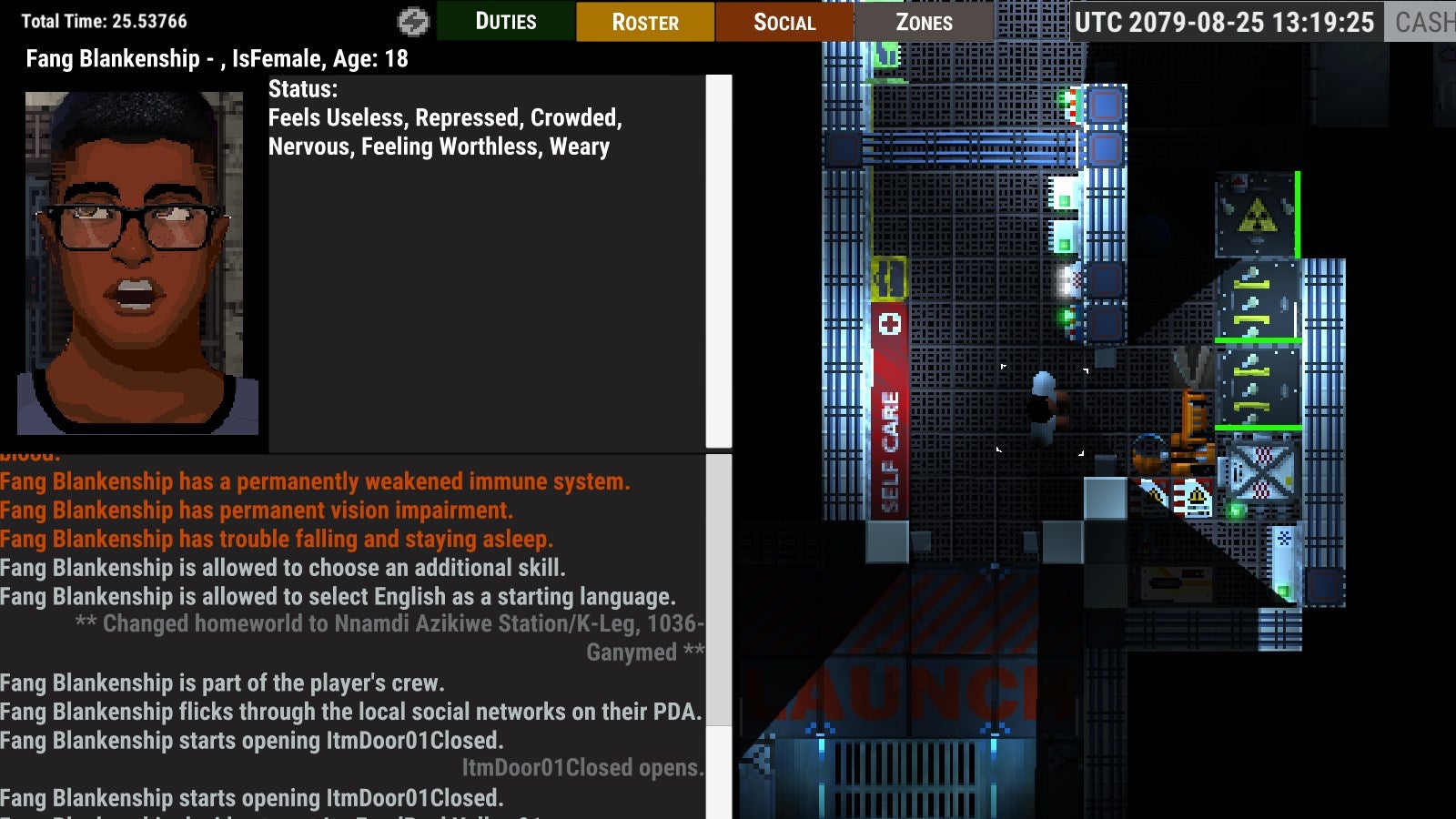 Image for Ostranauts is a messy space-life sim set in Neo Scavenger's world