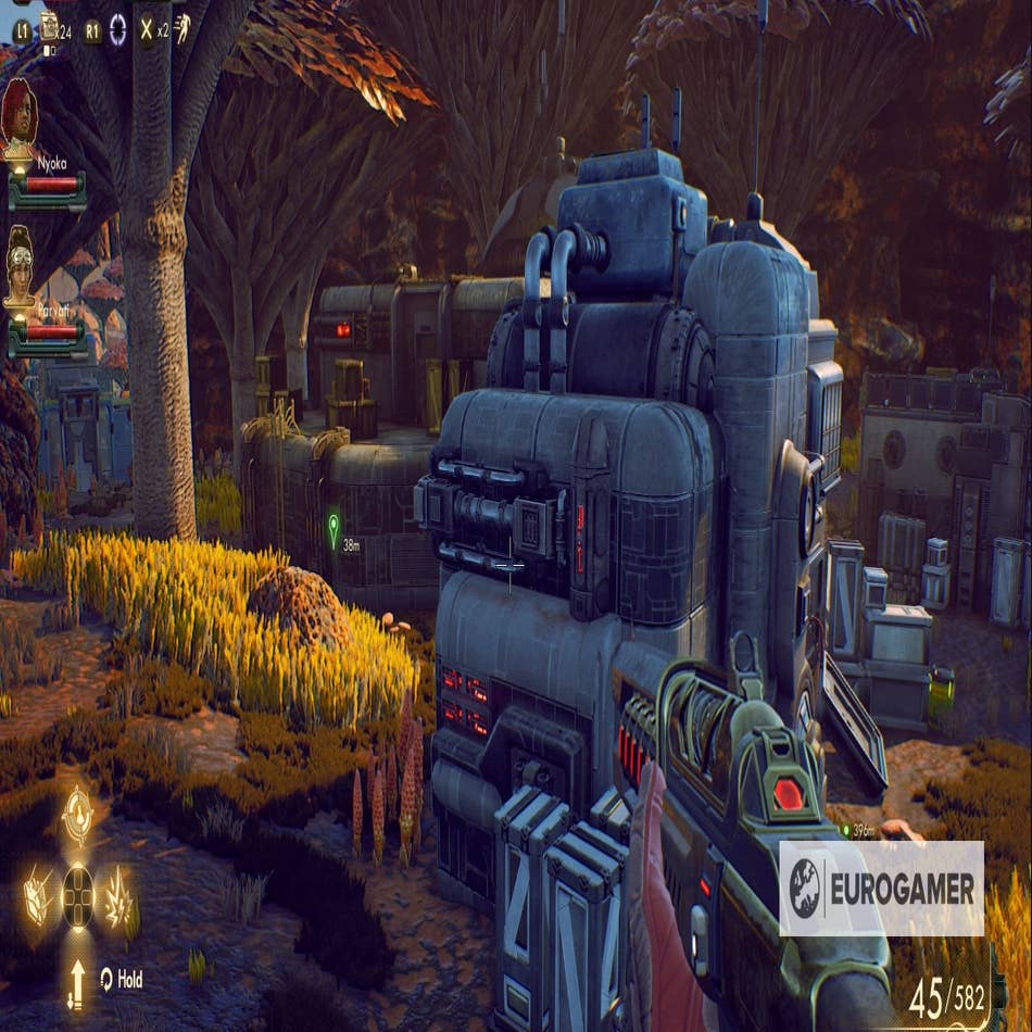 The Outer Worlds: Weapons From the Void mission - finding the