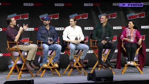 Watch the Outlander panel from New York Comic Con with Sam Heughan, Duncan LaCroix, David Berry, and more