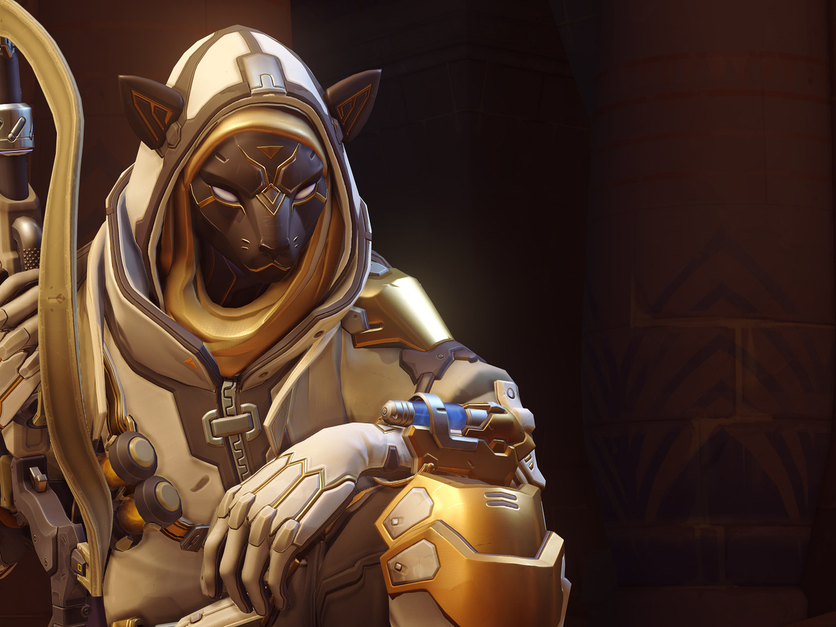 Overwatch's new unlockable Ana outfit is cool for cats | Rock Paper Shotgun