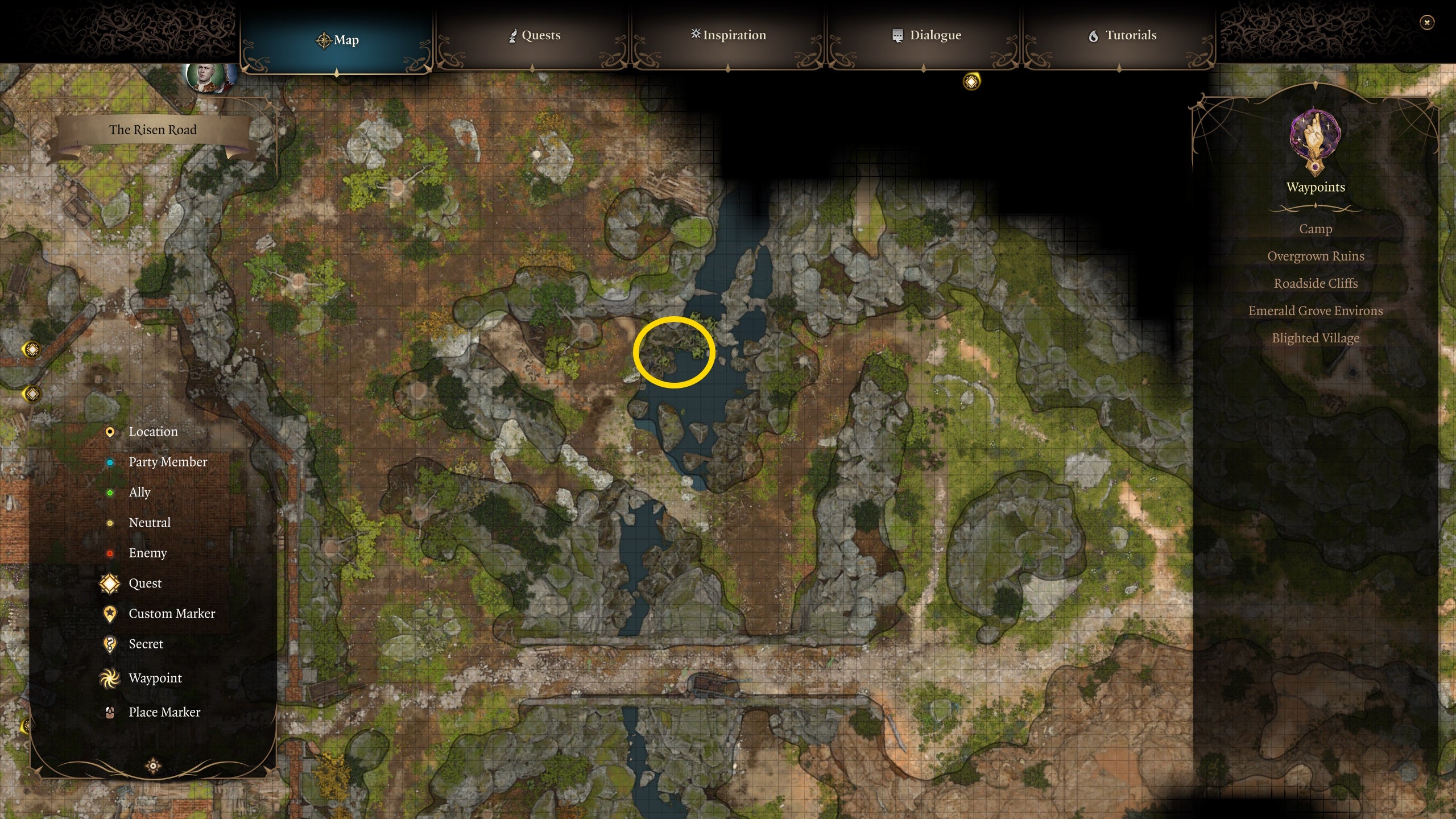 Baldur S Gate 3 Owlbear Cave And The Gilded Chest Of Selune VG247   Owlbear Cave Location 