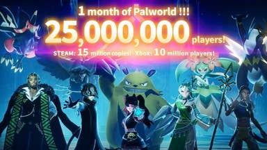 Palworld wordt door 25 miljoen spelers gespeeld