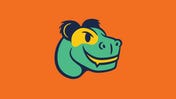 Pandasaurus Games logo on an orange background.